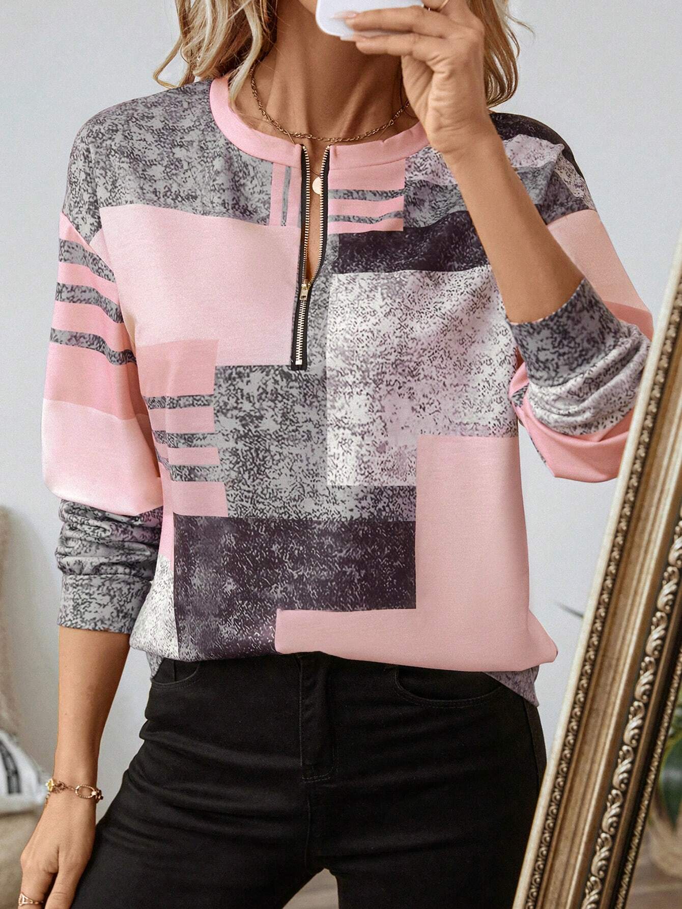 Enara™ | Chic Vintage Sweatshirt