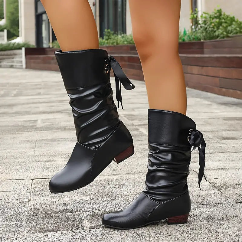 CASSY | ELEGANT MID CALF BOOTS