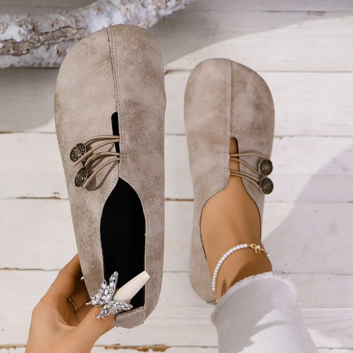 Elisa Soft Suede Women's Orthopedic Loafers