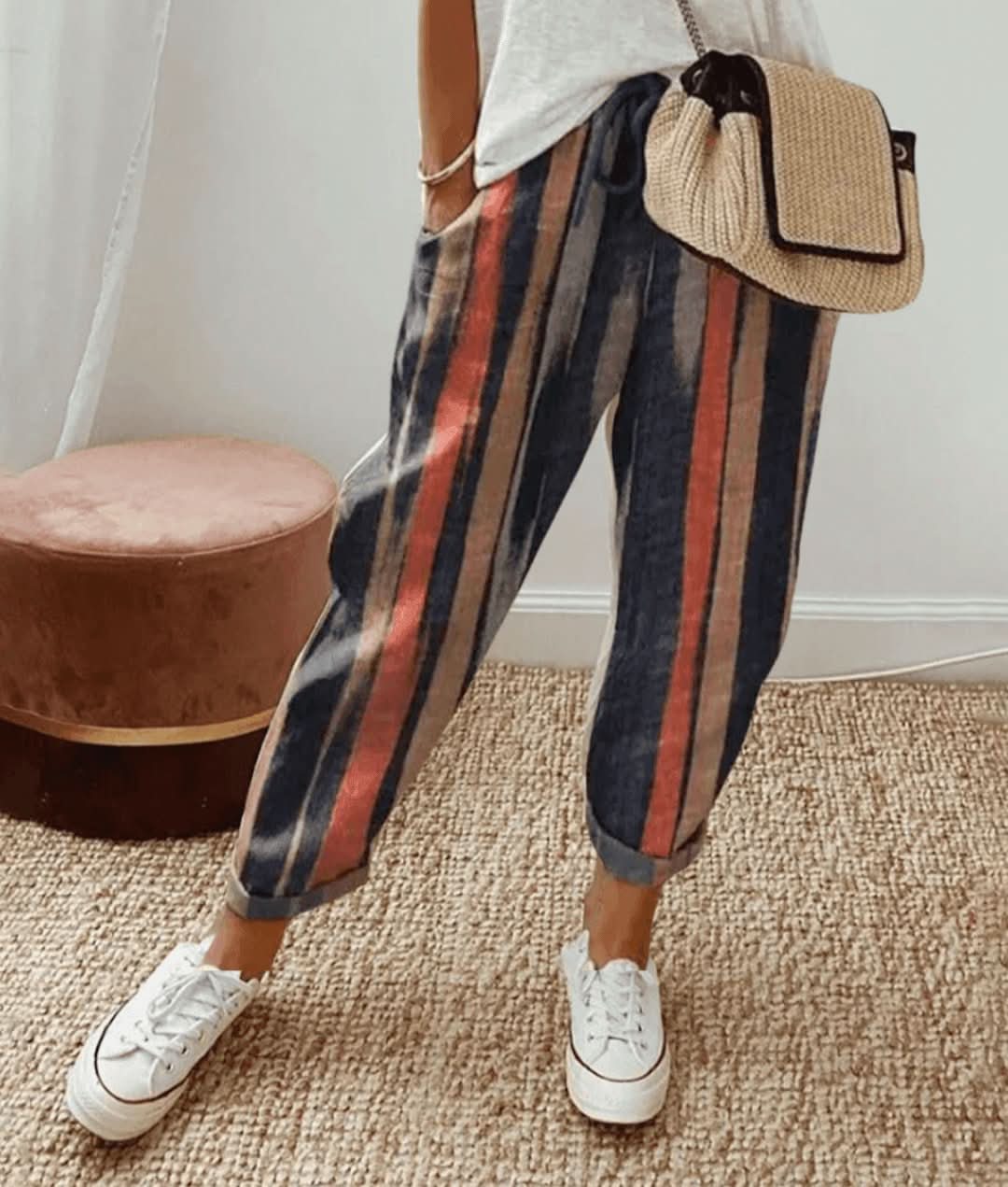 Bella | Chic trousers in cotton-linen