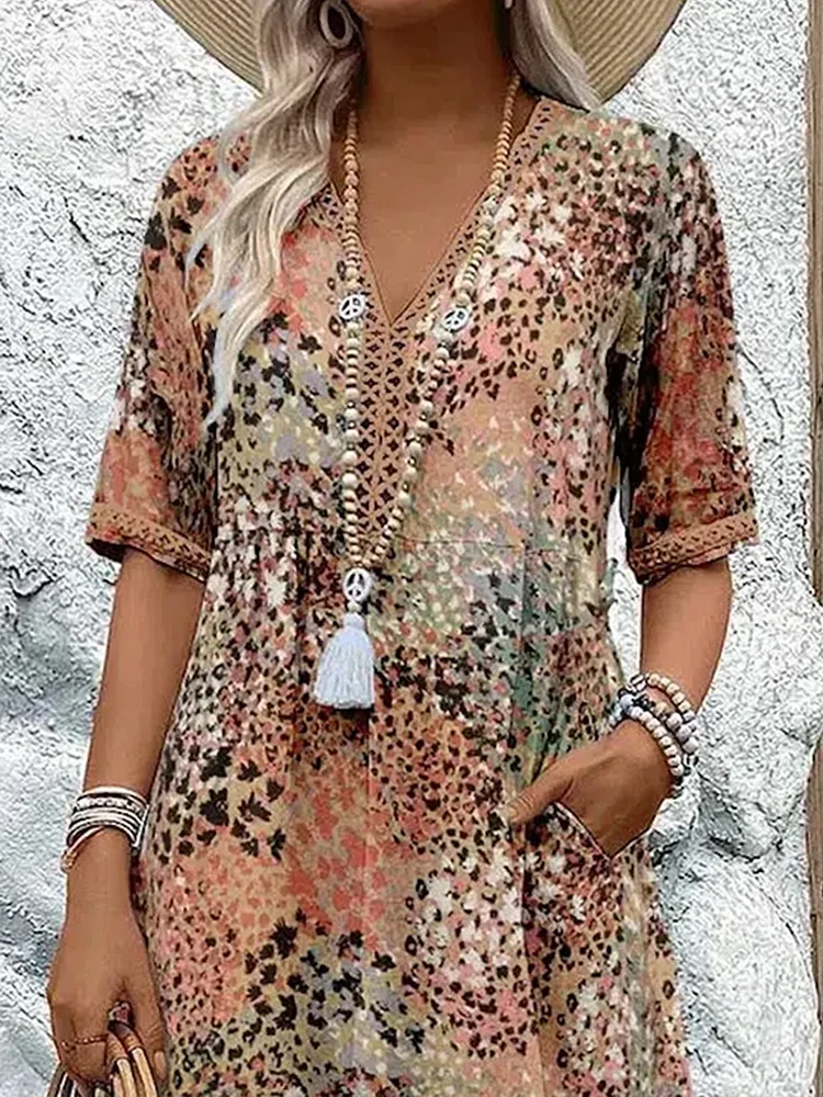 Sandra | Vibrant Midi Dress