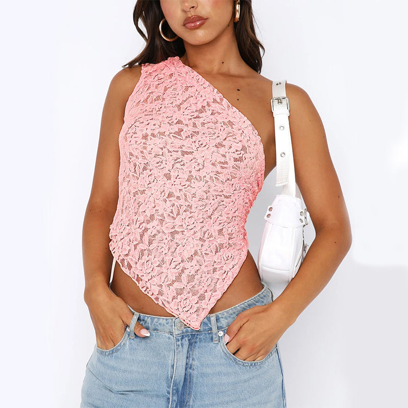 Sophia - One Shoulder Top