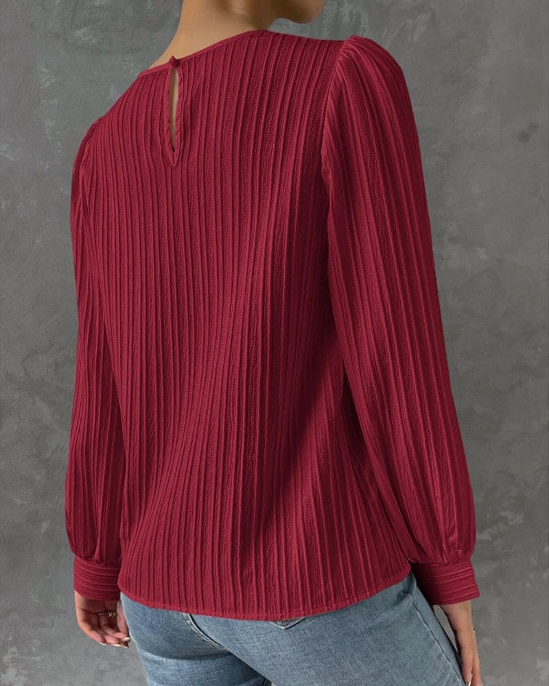 Isabelle - Blouse with Lantern Sleeves