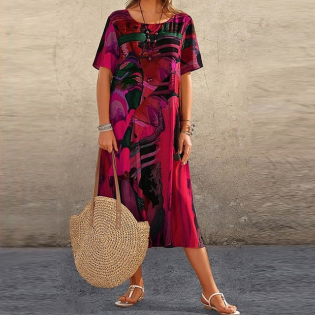 Alice - Comfortable floral dress