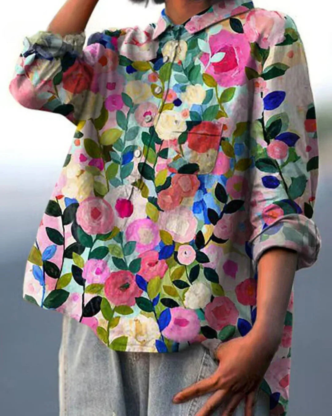 Rosa - Floral Breeze Blouse
