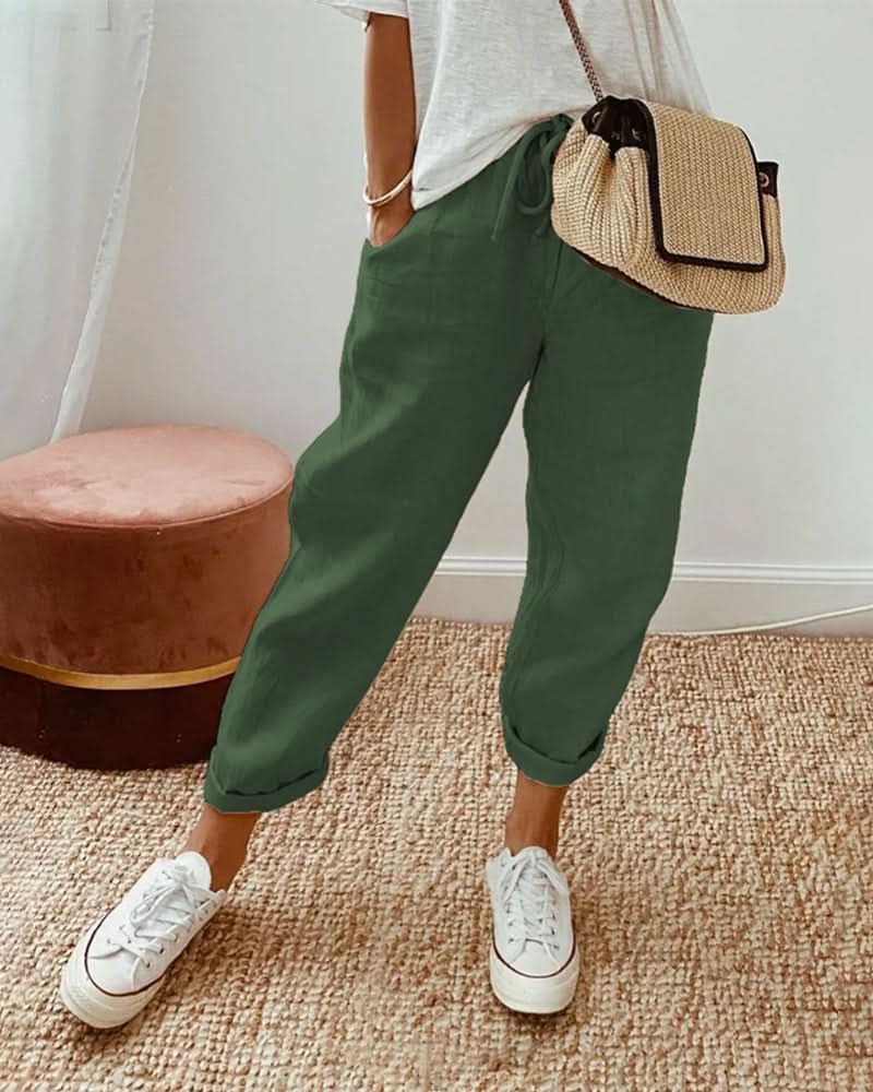 Lucienne | Anti-Sweat Luxe Linen Pants