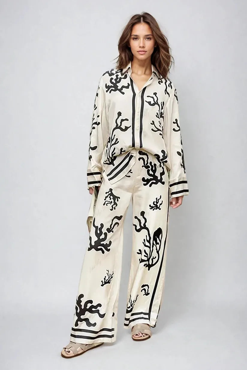 Tilda | Stylish Silk Pajama Set