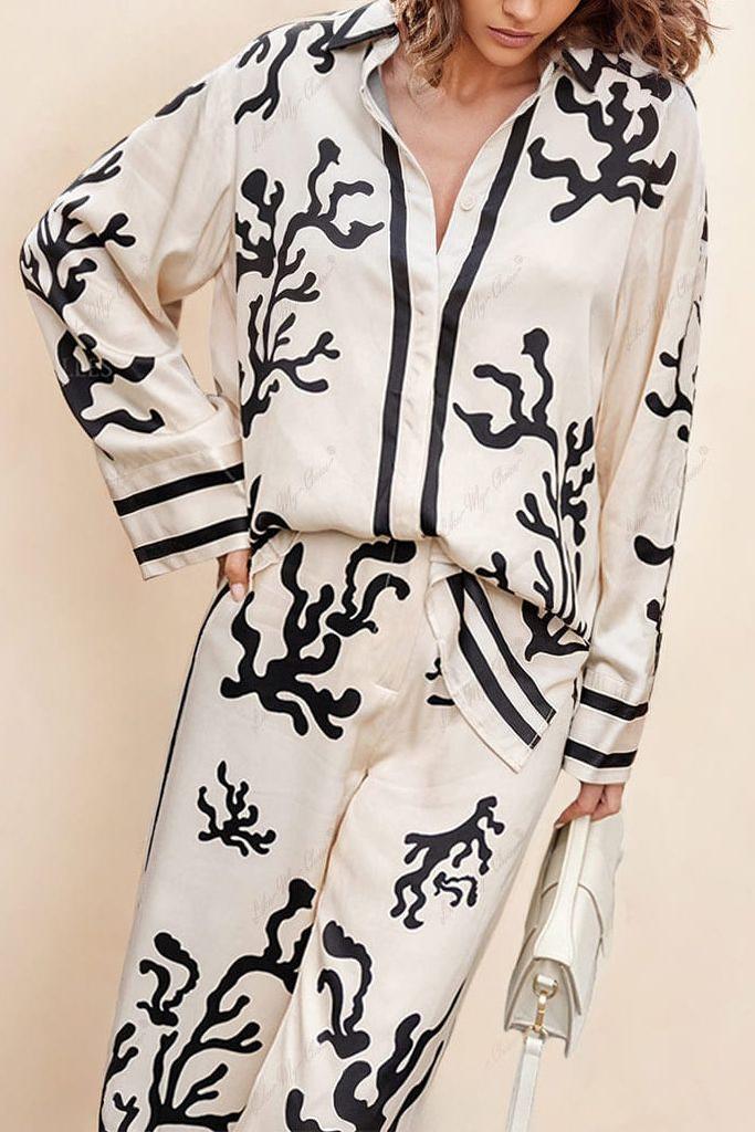 Tilda | Stylish Silk Pajama Set