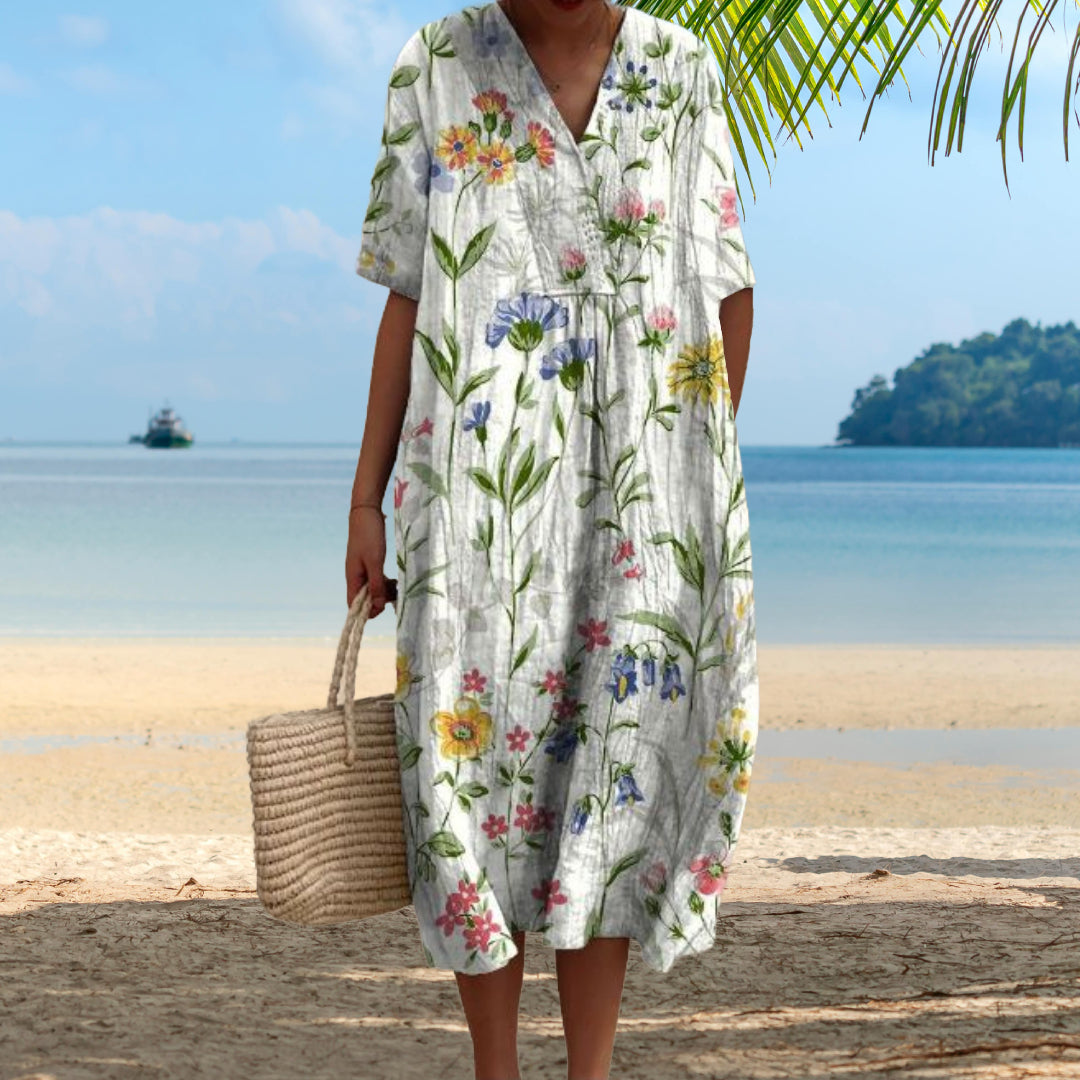 Rachel | Vibrant Floral Dress