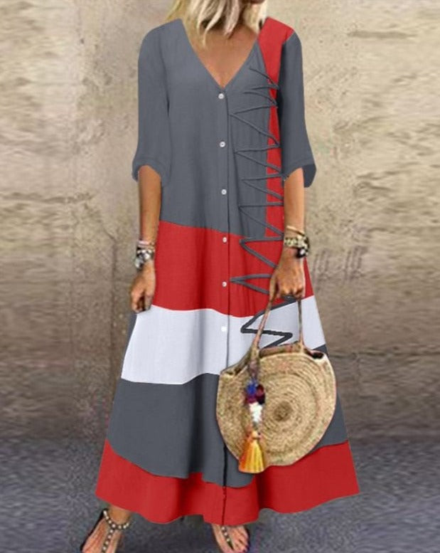 Lucia™ | Retro printed dress