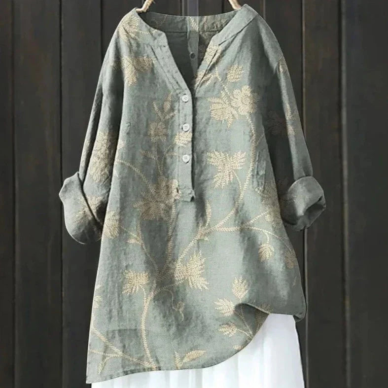 Farrah™ Elegant Floral Blouse 