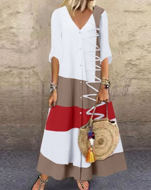 Lucia™ | Retro printed dress