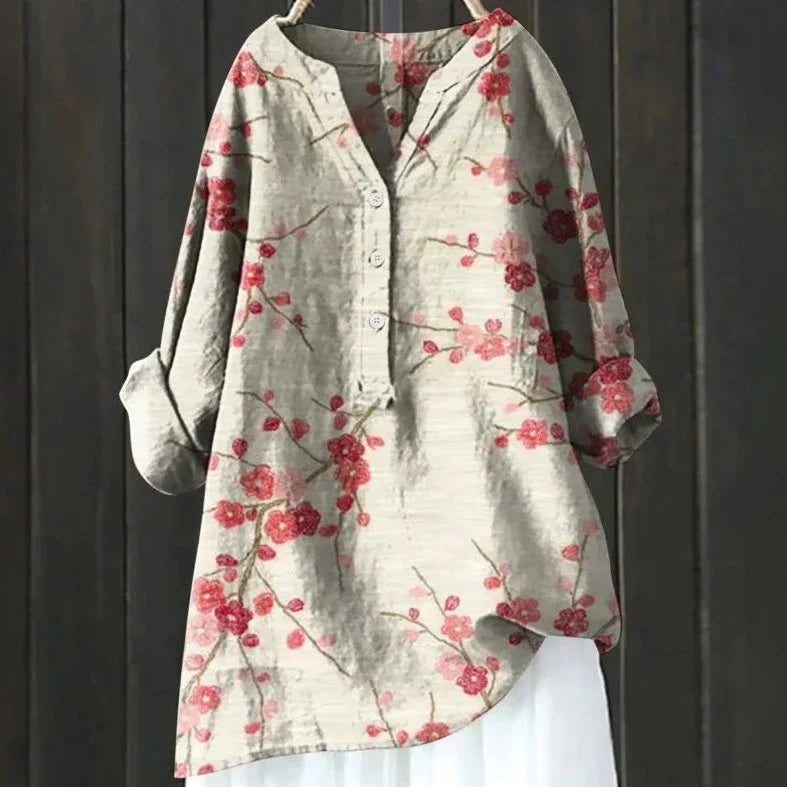 Farrah™ Elegant Floral Blouse 