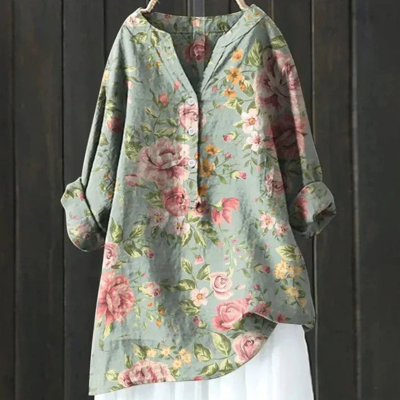 Farrah™ Elegant Floral Blouse 