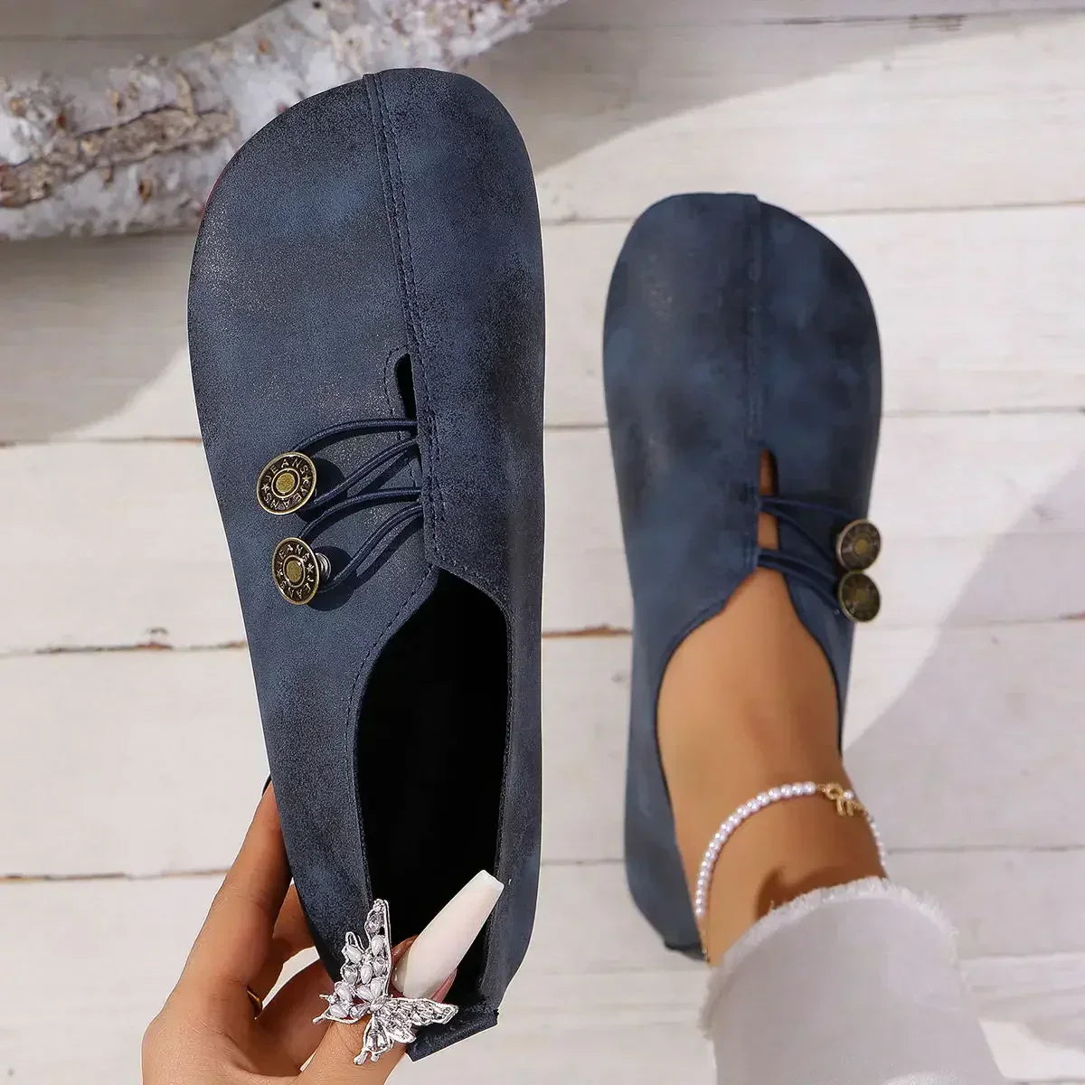 Elisa Soft Suede Women's Orthopedic Loafers