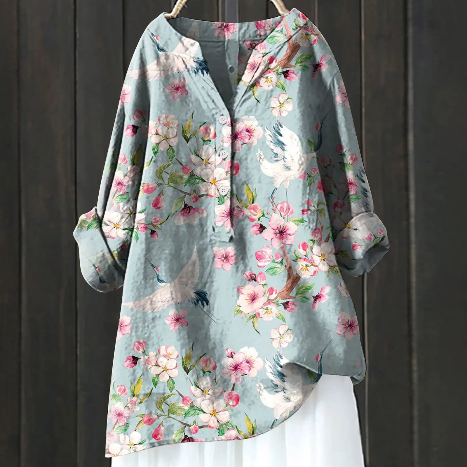 Farrah™ Elegant Floral Blouse 