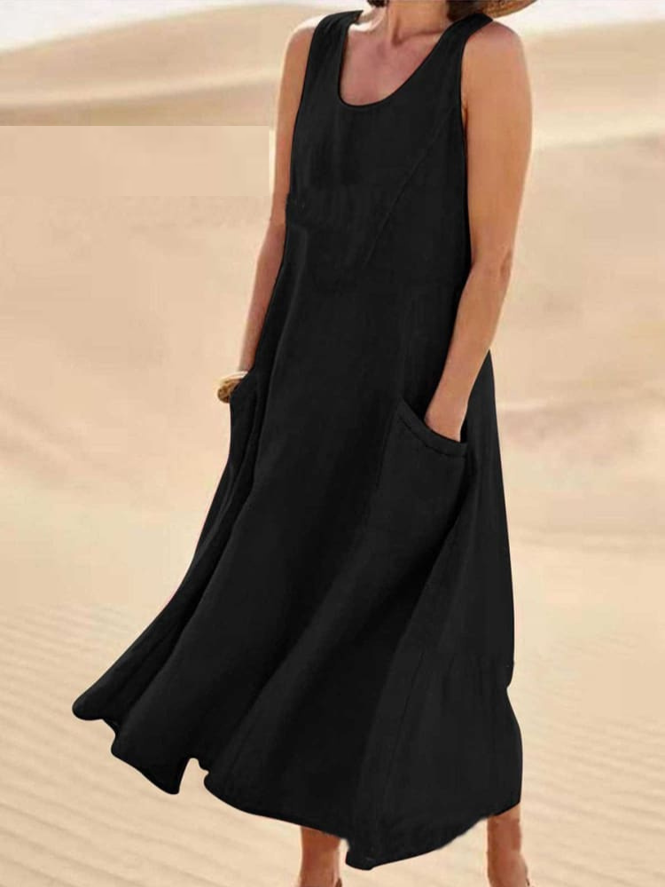 Ellen | Elegant Summer Dress with Tummy Coverage
