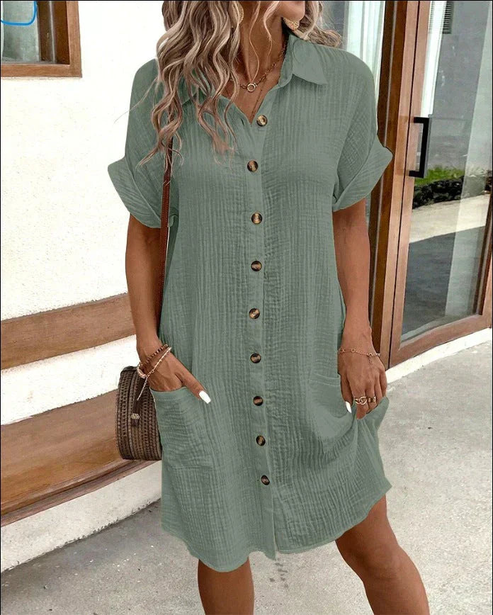 Flora | Stylish Polo Dress 