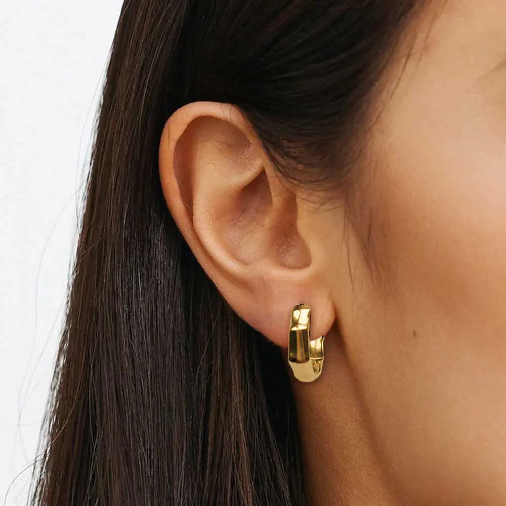Bamboo Ring Earrings