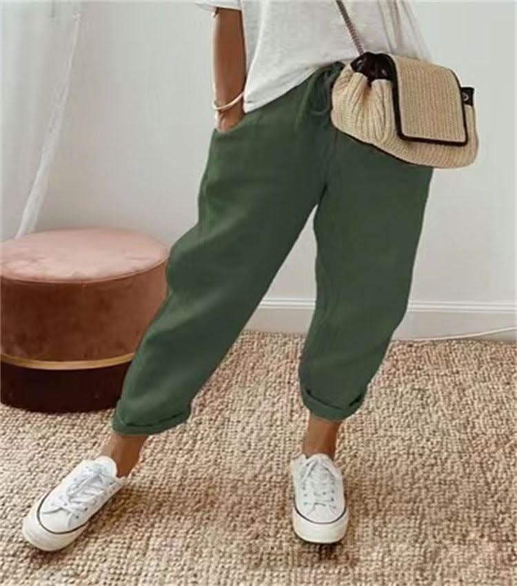 Bella | Chic trousers in cotton-linen