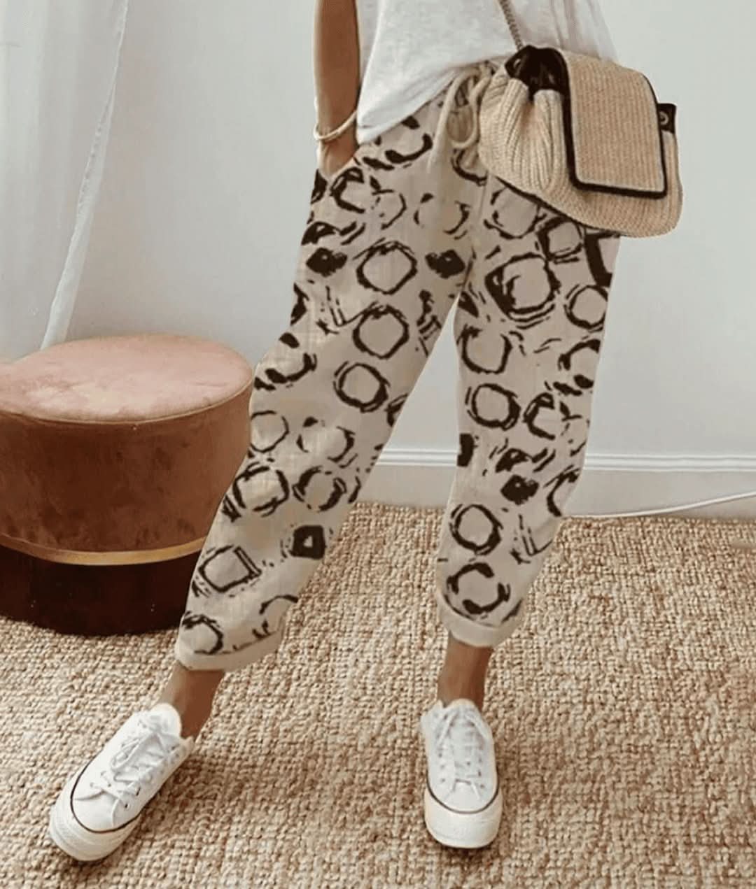 Bella | Chic trousers in cotton-linen