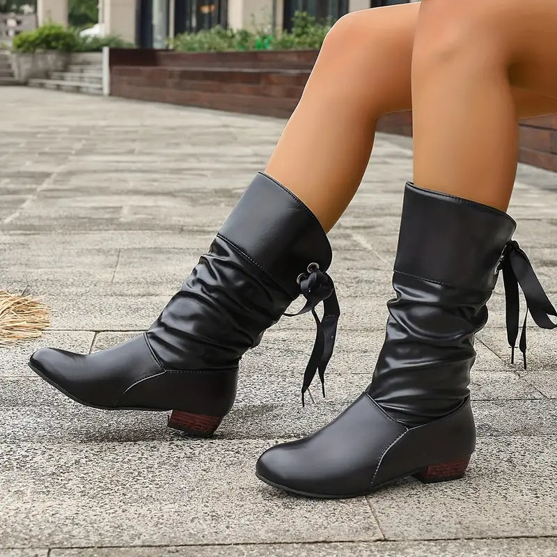 CASSY | ELEGANT MID CALF BOOTS