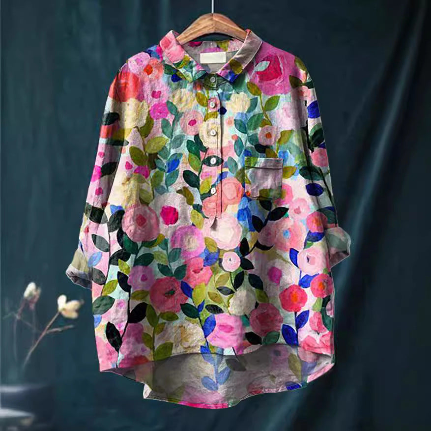 Rosa - Floral Breeze Blouse