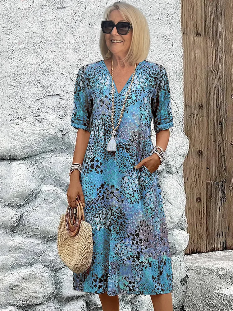 Sandra | Vibrant Midi Dress
