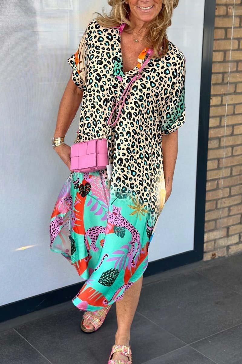 Clara | Casual Leopard Print Dress