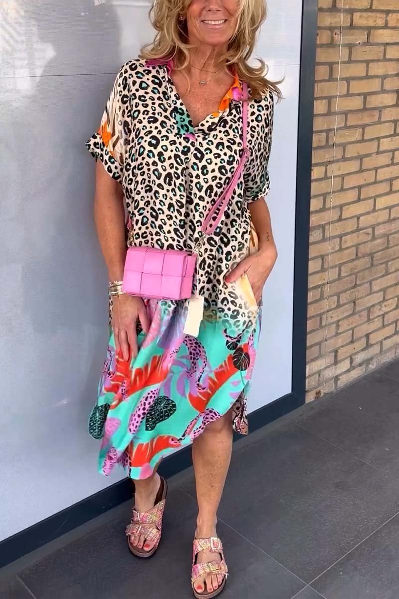 Clara | Casual Leopard Print Dress
