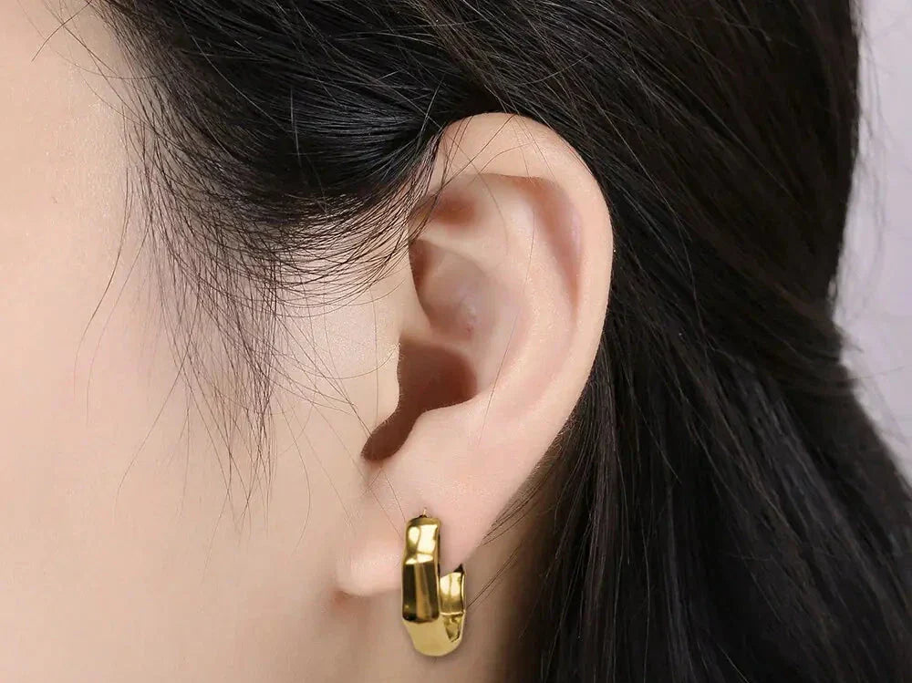Bamboo Ring Earrings