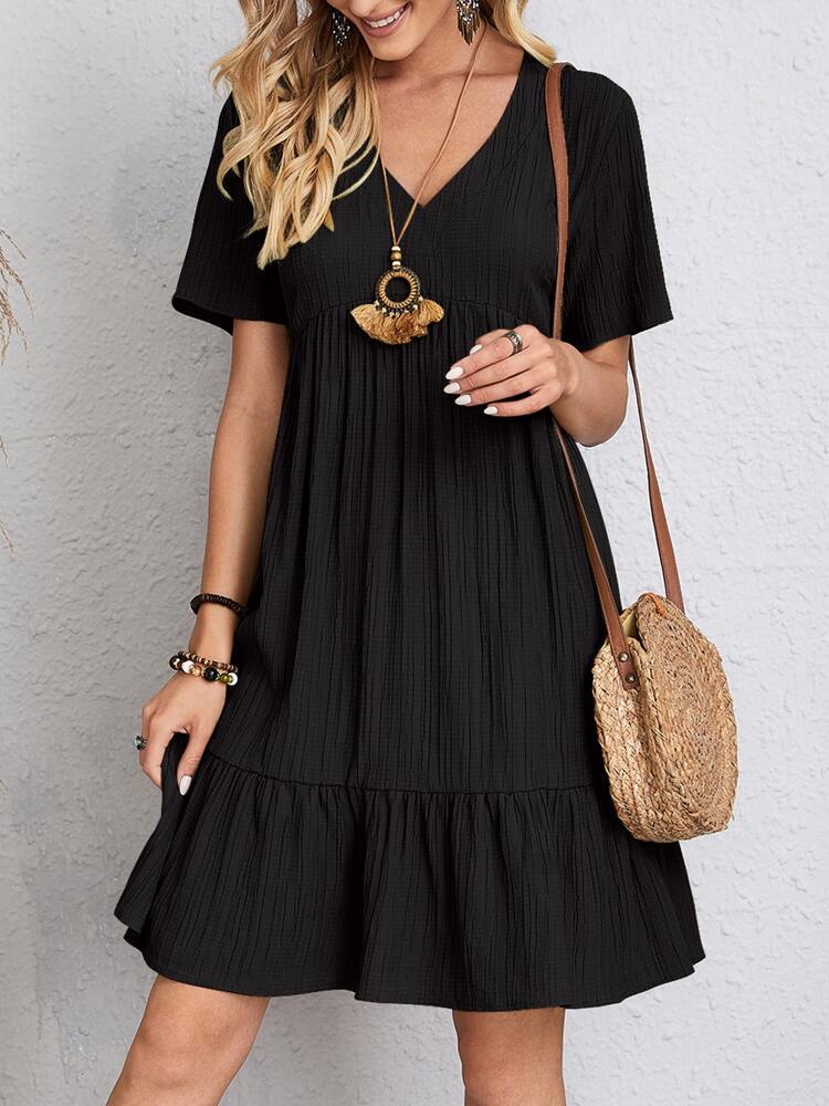 Nicole | Elegant Dress with Tummy Coverage 
